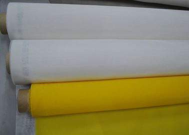 Żółta tkanina poliestrowa z sitodrukiem Koszulka z nadrukiem wysokiej gęstości, 91 mikronów
