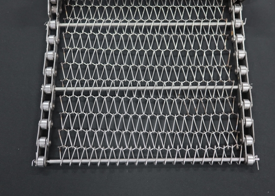 304 ze stali nierdzewnej równoważony pas przenośny tkaniny chleba pieczenie łańcuch link sieci drutowej