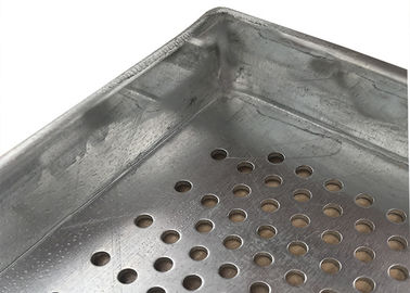 Metalowa perforowana aluminiowa tacka z siatki drucianej dla przemysłu spożywczego, rozmiar 600 x 400