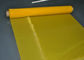 Żółta poliestrowa siatka sitodrukowa 64T - 55 mikronów do płytek drukowanych