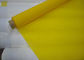 Siatka do drukowania o wysokiej wytrzymałości 165T Certyfikat FDA, kolor żółty