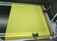 Żółta 80-nitkowa tkanina z siatki poliestrowej do drukowania na tekstyliach, szerokość 250 cm
