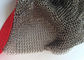 Dwustronne rękawice ochronne ze stali nierdzewnej z paskiem tekstylnym w kolorze srebrnym 5