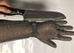 Rękawice siatkowe ze stali nierdzewnej o długości 19 cm z rozszerzonym mankietem do uboju