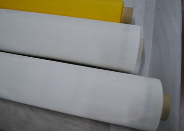 Biała lub żółta poliestrowa siatka sitodrukowa 64T do drukowania na szkle
