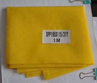 Sitodruk Monofilamentowa poliestrowa siatka, 165T-31 Żółta tkanina do rozciągania