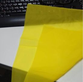 Żółta 80 - 48 poliestrowa siatka sitodrukowa do tekstyliów, szerokość 115 cm ~ 365 cm
