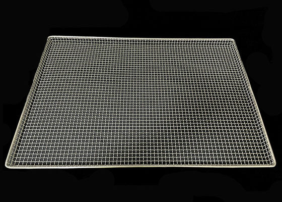 Dobra cena. Żywność 18x26 cali ze stali nierdzewnej 316 Metalowe spawane, perforowane tacki do suszenia zioła w Internecie