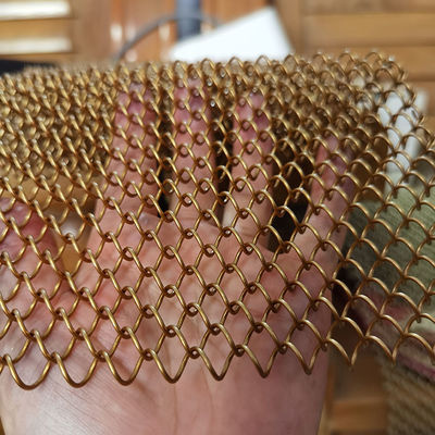 Dobra cena. Lekkie aluminium łańcuch łączy tkaniny metalowej cewki sieci drutowej dla pomieszczenia przedziałów przestrzeni podział stropów dekoracyjnych zasłony metalowe w Internecie