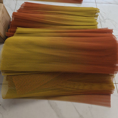Dobra cena. Customized Double tone  Aluminium Chain Link Wire Mesh coil Curtain ceiling  for Hotel or restaurant interior  architectural decoration w Internecie