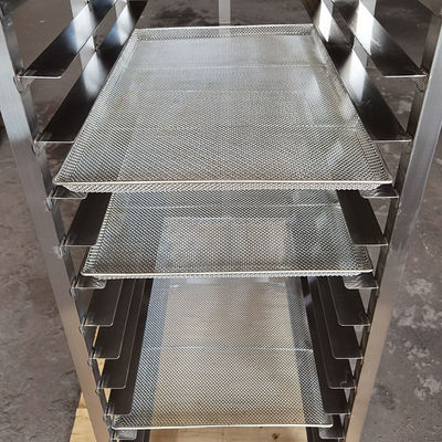 Dobra cena. Custom Size Food Grade 304 Stainless Steel Drying Rack Trolley for 600x400 Trays w Internecie