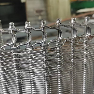 Dobra cena. Flexible Rod Conveyor Belt Stainless Steel Spiral Balanced Weave Wire Mesh Belt w Internecie