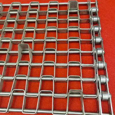 Dobra cena. Heavy Duty Stainless Steel 316 Honeycomb Mesh Conveyor Belt with Baffle w Internecie