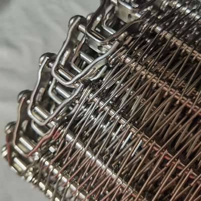 Dobra cena. 304 Stal Nierdzewna Równowaga Tkania Spiralnej Wire Mesh Łańcuch Napędzany Zamrażalnik Taśmy przenośnej w Internecie