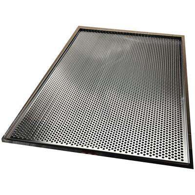 Dobra cena. 18x26x1 cala Niestandardowa stali nierdzewnej 304 Perforated Flat Baking Tray Do przechowywania żywności w Internecie
