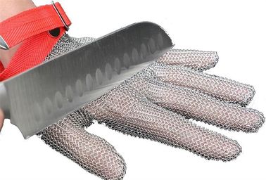 Dobra cena. XXS-XXL 304L Ochrona Bezpieczne rękawice ochronne ze stali nierdzewnej Siatki dla rzeźnika o wysokiej odporności na przecięcie w Internecie