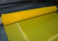 80T Żółta poliestrowa siatka sitodrukowa do drukowania tekstyliów, 30-70 m / rolka