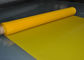 Niestandardowa żółta poliestrowa tkanina do przykręcania 50 &amp;#39;&amp;#39; 36 mikronów do drukowania na płytkach drukowanych