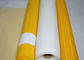Biało-żółta monofilamentowa tkanina filtracyjna, siatka ekranowa o szerokości 258 cm