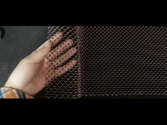 Dekoracyjne elastyczne złoto aluminiowe zwinięte tkaniny z drutu zawieszone metalowe łańcuchy łańcuchowe sieci ścienne zasłona sufitowa F