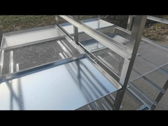 Ciężko działający wózek z suchownicy ze stali nierdzewnej