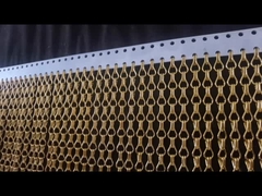 Dekoracyjna aluminiowa sieć ekranowa z podwójnym hakem