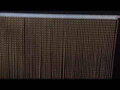 Aluminiowy kolorowy podwójny haczyk łańcuch łącza siatki zasłony