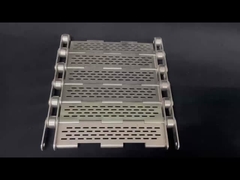 Taśmy przenośnikowe z płyt perforowanych ze stali nierdzewnej