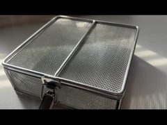 Kosz dezynfekcyjny z sieci drutu ze stali nierdzewnej