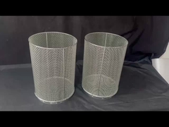 Koszyk z sieci z stali nierdzewnej