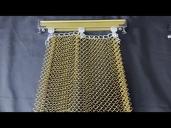 Aluminiowy spiralny drut z siecią spiralną Strop zasłony Strop torów