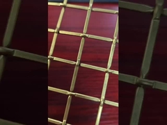 Wysokiej klasy zamówienie miedzi i stali nierdzewnej Woven Wire Mesh i Metal Mesh są używane do domów szafy