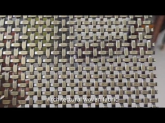 304 316 Architektoniczna sieć z włókien z stali nierdzewnej do dekoracji fasad budynków