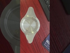 Zamówiony złoty stal nierdzewna 304 Luźny filtr do herbaty strzykawka wielokrotnego użytku Metalowy filtr do herbaty