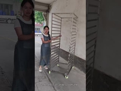 300 kg Waga ładowania 30 poziomów Cukier chłodzący z stali nierdzewnej Tacy do suszenia owoców wózek