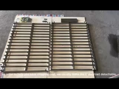 Wielowarstwowy wózek na tace piekarnicze ze stali nierdzewnej Ss304 SGS