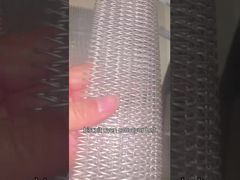 Taśma przenośnikowa z siatki drucianej ze stali nierdzewnej o splocie zrównoważonym Taśma przenośnikowa z splotem kordowym