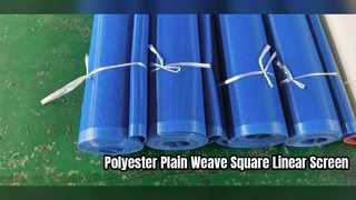 Zwykły tkany przenośnik taśmowy z siatki poliestrowej do produkcji papieru