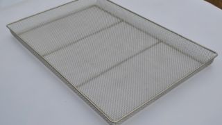 Metal spożywczy tkany drobny 80x100 40*60cm ss304 316 taca z siatki drucianej ze stali nierdzewnej do piekarni w piekarniku
