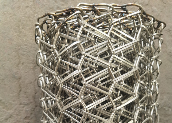 Dobra cena. Odporność na ciepło 316 SS Balance Spiral Wire Mesh Przenośnik taśmowy do obróbki drewna w Internecie