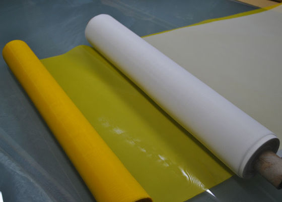 Żółta 50in 72T 55 Micron Polyester Screen Printing Mesh