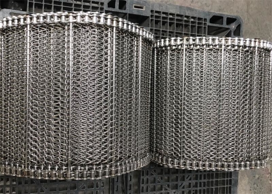 Dobra cena. Łańcuch ze stali nierdzewnej Ss 304 Spirałowy pas przenośny Metal Balance Weave 180 stopni w Internecie
