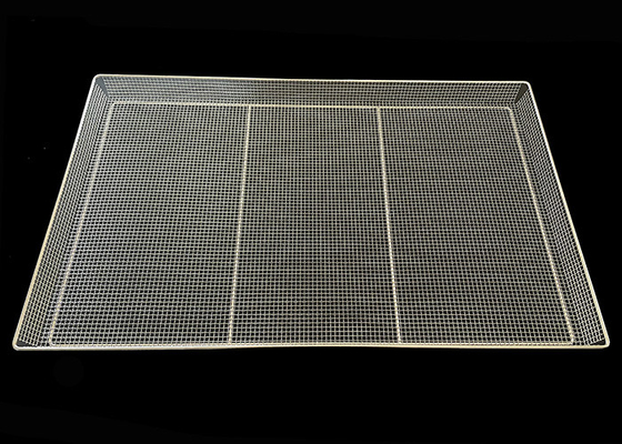 400 X 600 mm Targi z sieci drukowanej ze stali nierdzewnej, przycięte do suszenia żywności