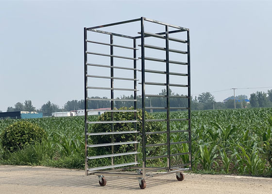 Ciężki wózek z półki ze stali nierdzewnej 304 o pojemności 300 kg