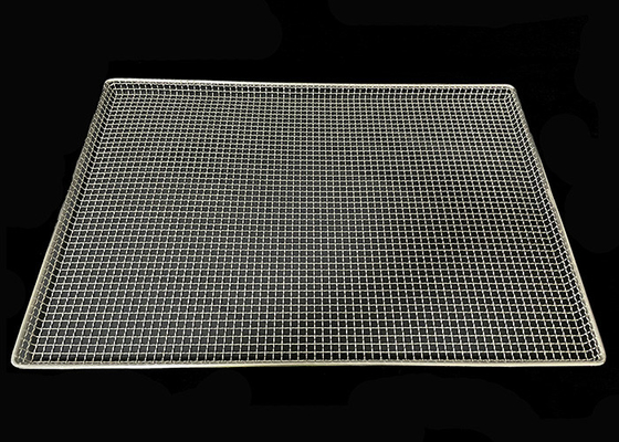 Dobra cena. Żywność 18x26 cali ze stali nierdzewnej 316 Metalowe spawane, perforowane tacki do suszenia zioła w Internecie