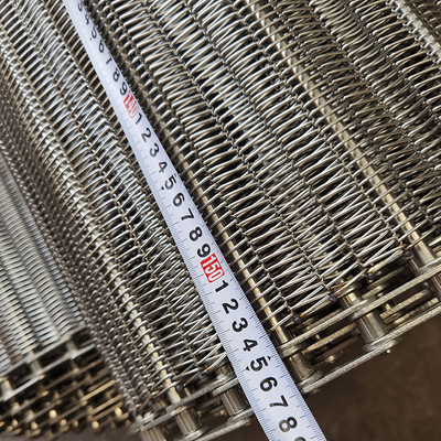 Dobra cena. Profesjonalny 304 ze stali nierdzewnej Spiral Wire Mesh Chain Driven Conveyor Belt Do przemysłu suszenia żywności w zamrażarce w Internecie
