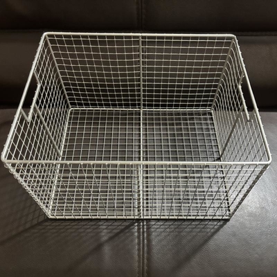 Dostosowany specjalny druciany metalowy koszyk magazynowy ze stali nierdzewnej 304 Taca magazynowa hurtowa metalowa siatka