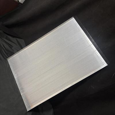 Dostosowywany prostokątny aluminiowy blachy do pieczenia proste kąt aluminiowy ciasteczka do pieczenia taca do pieczenia