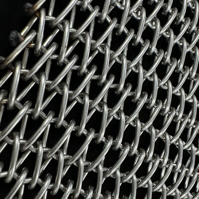 Stal nierdzewna 304 klasy spożywczej Metalowy łańcuch przenośnika Splot z siatki drucianej Pas do ciastek Piekarnik Piekarnia do wyżarzania Tunel Chłodzenie