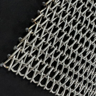 Żywność metalowa łańcuch łączy Weave Wire Mesh 304 stal nierdzewna taśma przenośna do pieca ciasteczka Piekarnictwo grzanie pieca tunel chłodzenie